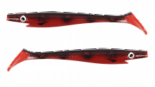 Силиконовая приманка Strike Pro Pig Shad Jr, цвет: Bloody Spotted Bullhead, (уп./2шт.), (SP-172C#116