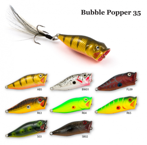 Воблер Raiden Bubble Popper 35 2,1 гр. S03
