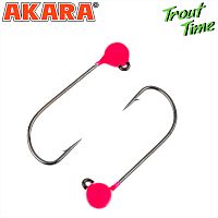 Джиг. Akara Trout Time Шар вольфрам 0,3 г. 3 мм. кр. № 4 Pink (3шт)