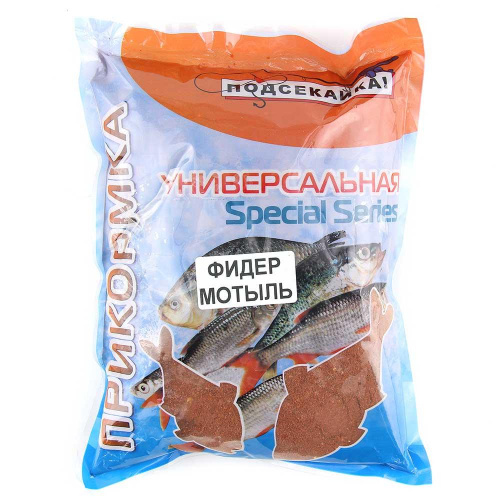 Прикормка Подсекайка 1кг Фидер Мотыль