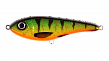 Воблер Джеркбейт Strike Pro Buster Swim Jr, цвет: CWC017 Green Tiger, (EG-228A#CWC017)