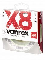 Шнур плетёный Lucky John Vanrex х8 BRAID Fluo Green 125/010