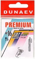 Крючок Dunaev Premium 107 #16 (упак. 10 шт)