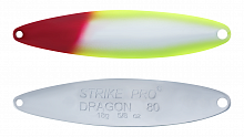 Блесна колеблющаяся Strike Pro Dragon Treble 80M, цвет: X10E Clown Silver, (ST-07F#X10E-CP)
