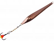 Блесна вертикал. зим. Lucky John DOUBLE BLADE с цеп. и тр. 55мм CS блистер