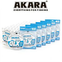 Леска Akara GLX Sea Line 100 м 0,18 прозрачная