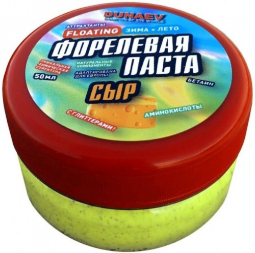 Паста Dunaev 50мл Форель Сыр Лайм