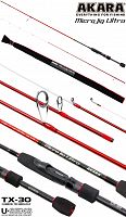 Сп. шт. уг. 2 колена Akara SL1004 Micro Jig Ultra 702UL-S TX-30 (0,5-6) 2,1 м