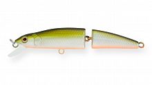 Воблер Составной Strike Pro Minnow Jointed SM70, цвет: 612T Natural Shad Silver, (MG-014F#612T)