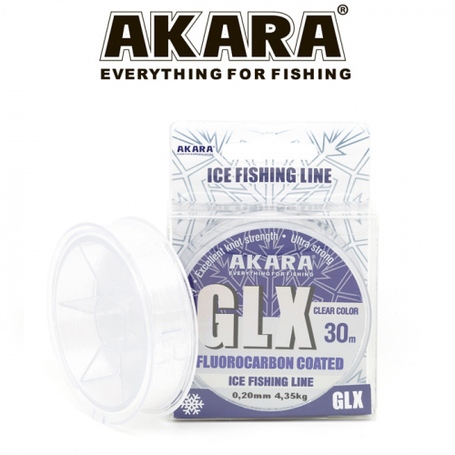 Леска Akara GLX ICE Clear 30 м 0,10 фото 2