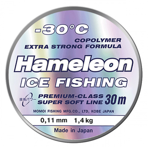 Леска Hameleon Ice Fishing, 30м 0,16мм 3,1кг