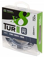 Шнур плетёный Feeder Concept Tur II х8 BRAID Dark Grey 150/016