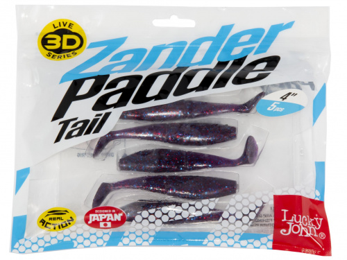 Виброхвосты LJ 3D Series Zander Paddle Tail 4.0in (10.00)/Z10 5шт. фото 3