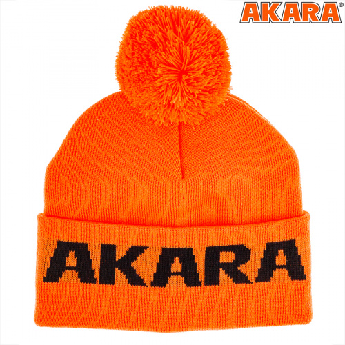 Шапка Akara Sport Winter Pompon Orange 4 фото 3