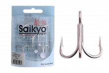 Крючки Saikyo тройн.7056TN 3X №  1 (5шт)