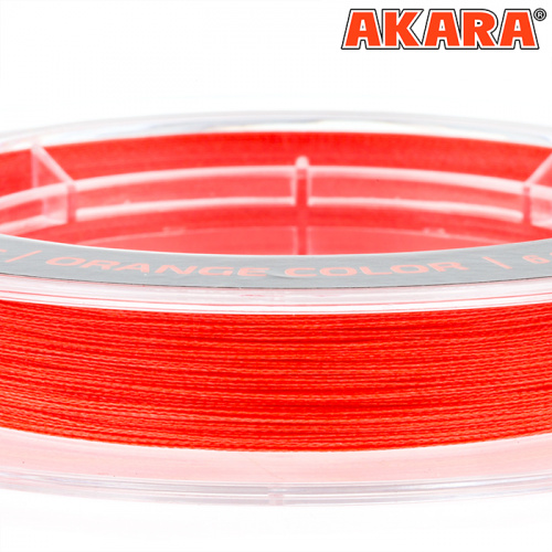 Шнур Akara Ultra Light Orange 100 м 0,06 фото 4