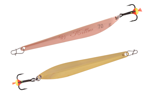 Блесна вертикальная ECOPRO Killer, 70мм, 12г, G/C