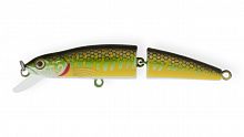 Воблер Составной Strike Pro Minnow Jointed SM70, цвет: A164F Pike, (MG-014F#A164F)
