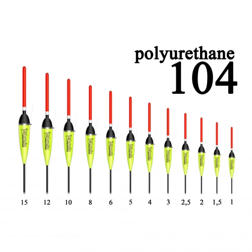 Поплавок Wormix полиуретан, серия 104, 5,0гр, 10шт/уп