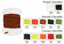 Материал для вязки мушек Akara Velvett Chenille RC-4 3,0 м black