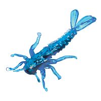 Резина Microkiller подёнка 30мм, синий флюо, 12шт в уп.