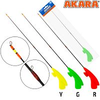 Уд. зим. Akara Lucky Punch M 405 (1,0-8,0 гр.) 2 х. составной Hi Carbon Green
