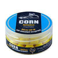 Бойлы насадочные плавающие Sonik Baits 11мм CORN Fluo Pop-ups 50мл (Кукуруза)