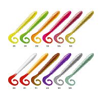Приманка ZUB-MINOGA  75мм(3")-6шт, (цвет 505) зеленый с блестками
