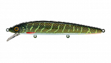 Воблер Минноу Strike Pro Alpha Minnow 115, цвет: JV012 Green Motoroil Pike UV, (EG-033F#JV012-UV)
