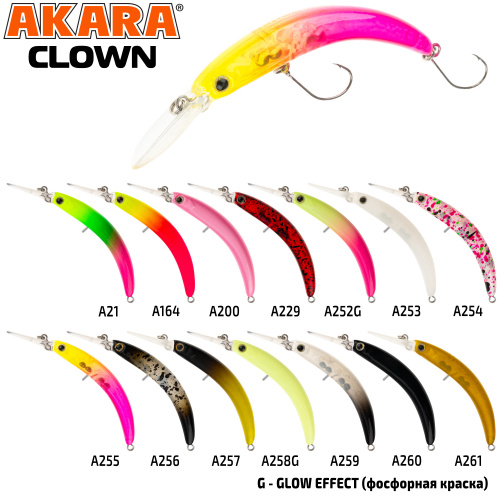 Воблер Akara Clown 55SS 2,5 гр. A260