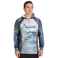 Джерси Аquatic Дж-05 с капюшоном (размер 4XL, логотип: PIKE CAMO BLUE)