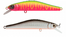 Воблер Минноу Strike Pro Inquisitor 80SP, цвет: A70-713S/A230S Double Black Silver OB/Watermelon Mat Tiger, (EG-193A-SP#A230FS/A70-713S)