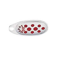 Блесна вращ. Mepps COMET PTS,  00, SILVER/Red dots