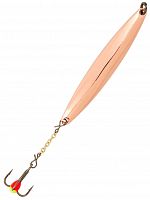 Блесна вертикал. зим. Lucky John NAIL BLADE с цеп. и тр. 45мм C блистер