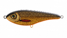 Воблер Джеркбейт Strike Pro Buster Jerk II Shallow Runner, цвет: C768 Golden Roach, (EG-049#C768)