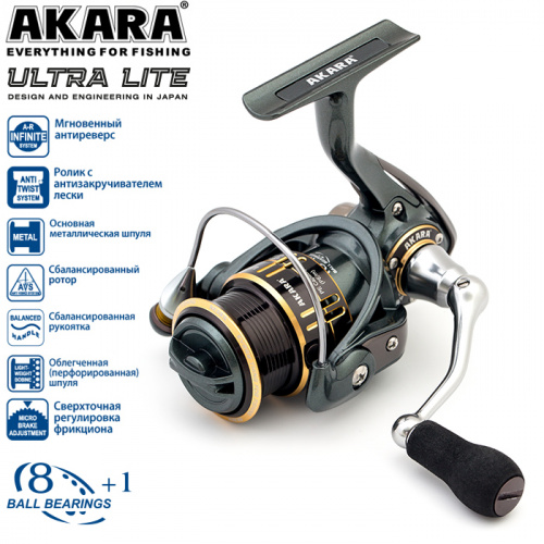 Кат. Akara Ultra Lite 1000 8+1bb