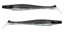 Силиконовая приманка Strike Pro Pig Shad Jr, цвет: Midnight Shiner, (уп./2шт.), (SP-172C#150)