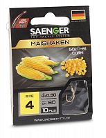 Крючки с поводком Saenger КУКУРУЗА/MAISHAKEN G-81 04-0.30мм 60см 10шт.