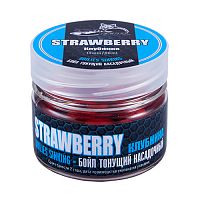 Бойлы насадочные тонущие Sonik Baits 14мм STRAWBERRY 90мл (Клубника)