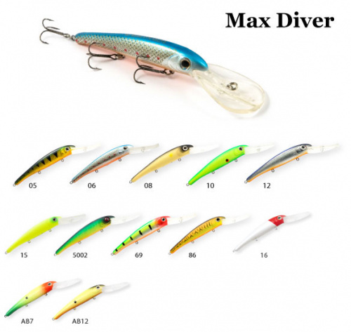 Воблер Raiden Max Diver 120 21 гр.86
