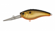 Воблер Крэнк Strike Pro Crankee Deep Diver 70, цвет: 613-713 Black Back Smoked OB, (JL-037F#613-713)