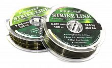 Леска Strike Pro "Strike Line" зелёно-чёрная 0,165mm 2,1 kg 100m 10шт