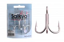 Крючки Saikyo тройн.7056TN 3X №1/0 (5шт)