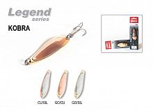 Блесна колеб. Akara Legend Kobra со вставкой 70 мм 20 гр. Go(Sil)