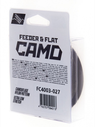 Леска монофильная Feeder Concept FEEDER & FLAT Camo 150/027 фото 2