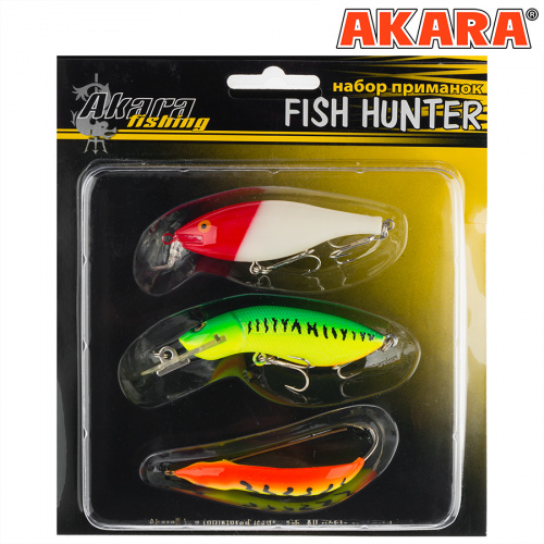 Набор приманок Akara Fish Hunter CNB70 149 (3 шт.) фото 5
