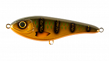 Воблер Джеркбейт Strike Pro Buster V, цвет: C753F-UV Olive Perch UV, (EG-148#C753F-UV)