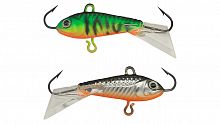 Балансир Strike Pro Ice Baby 24, цвет: GC01S/CA06ES, цвет: Mat Tiger / Grey Shadow, хвост: прозрачный
