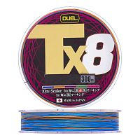 Шнур Duel PE Tx8 300м 5Color #4,0 (0,34мм) 30,8kg