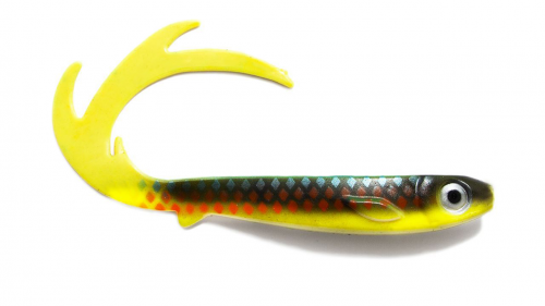 Силиконовая приманка Flatnose Dragon, цвет: Parrot, (FLDR-PA-RR-04)